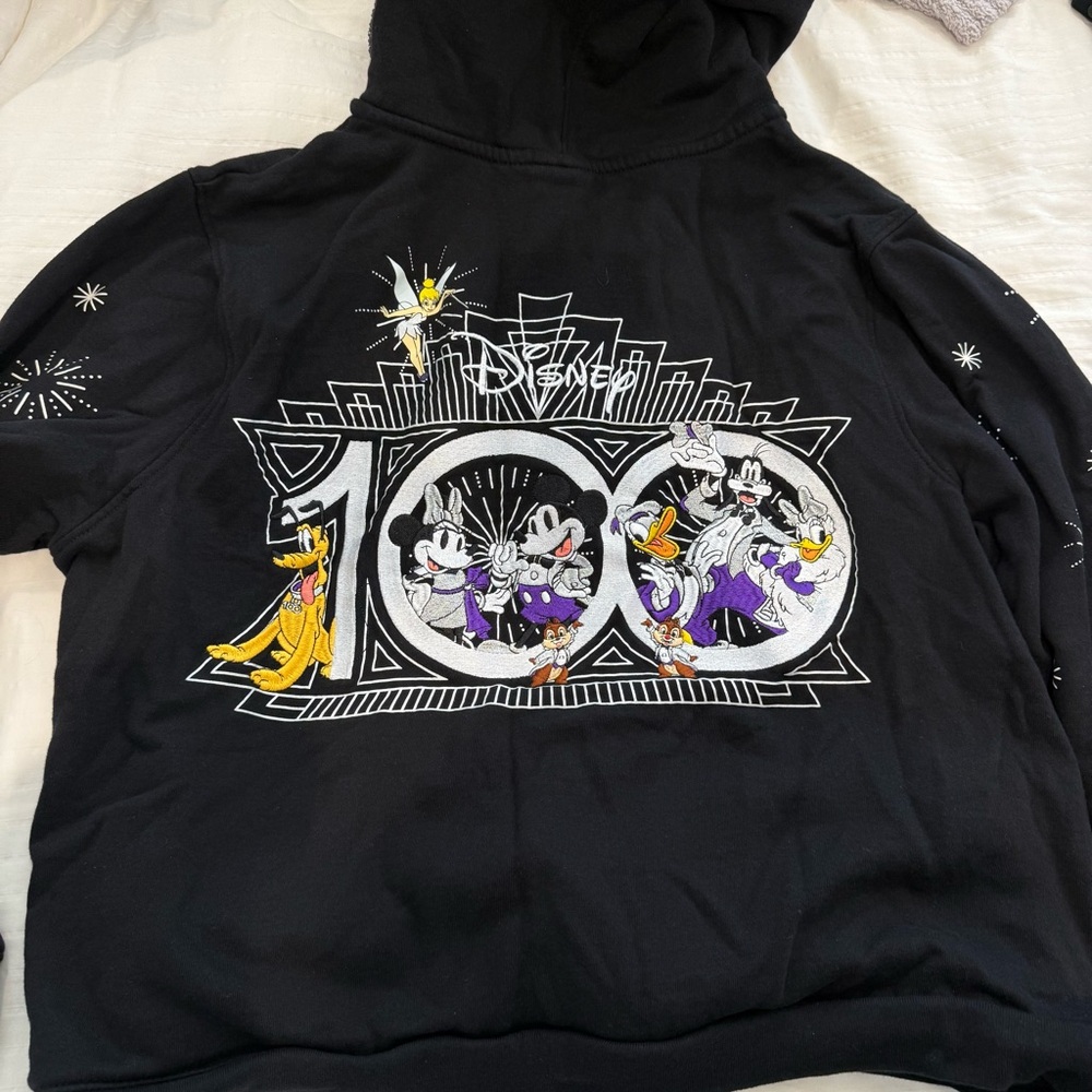 Disney parks sweatshirt 100 with characters! Limited‎ edition